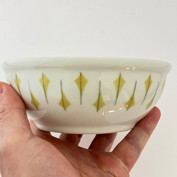 Vintage MCM Jackson China Restaurant Ware Atomic Starburst Cereal Bowl - Picture 6 of 10